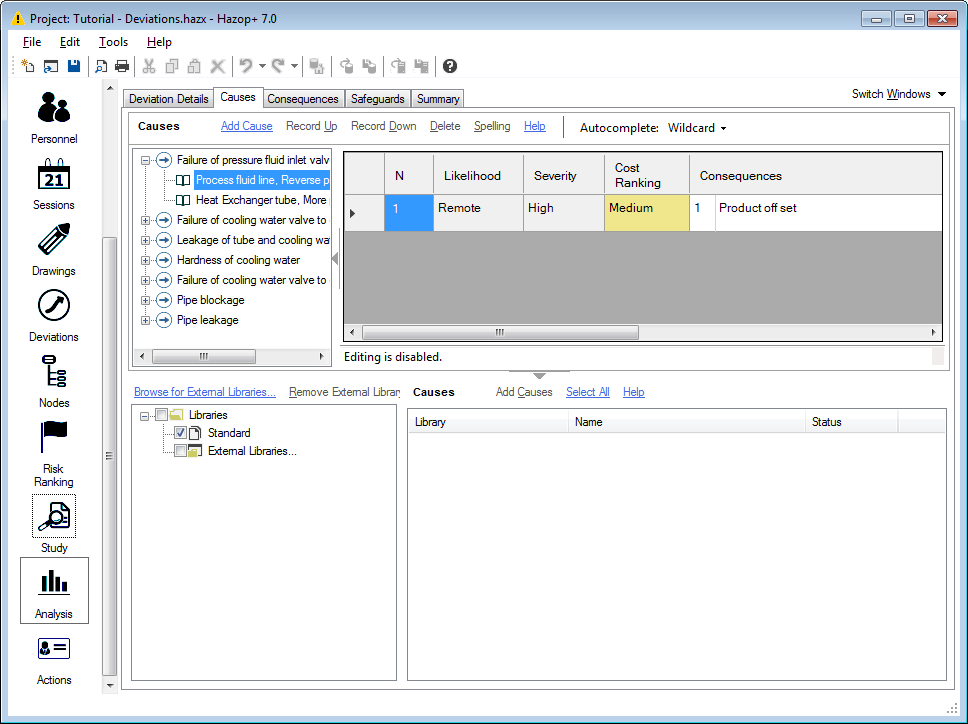 ISOGRAPH HAZOP+ ANALISIS